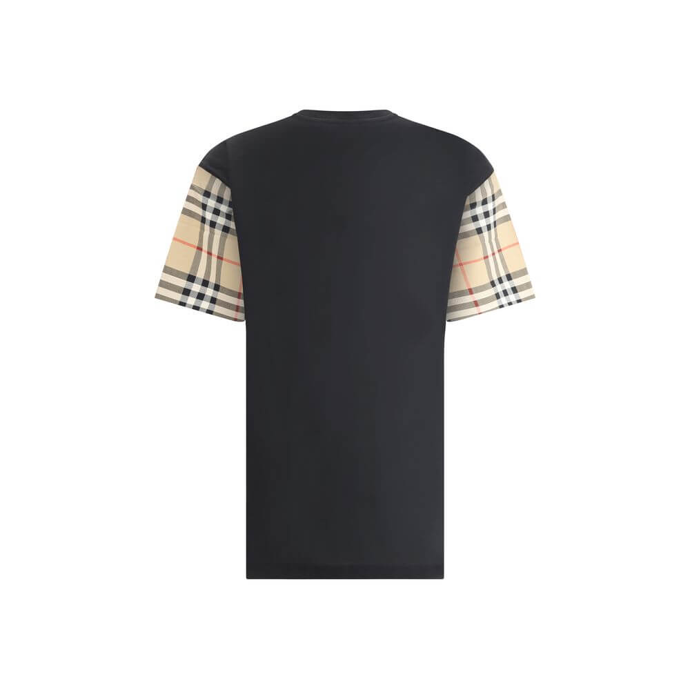 Burberry Black Cotton T-Shirt