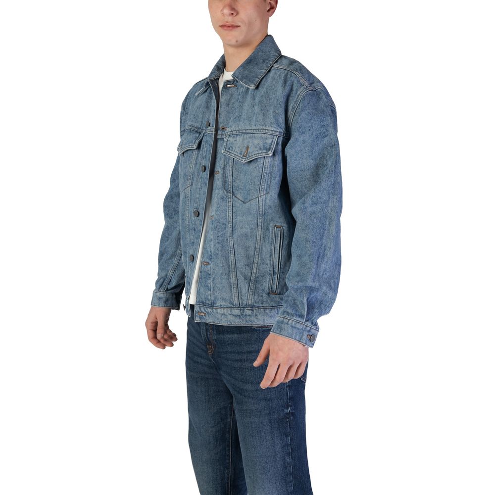 Hugo Boss Light Blue Cotton Denim Jacket 1728,71956299936,Clothing,Denim Jackets - Jackets & Coats - Clothing,Hugo Boss,IT44 | S,Jackets & Coats - Clothing,Light Blue,Men,New with tags