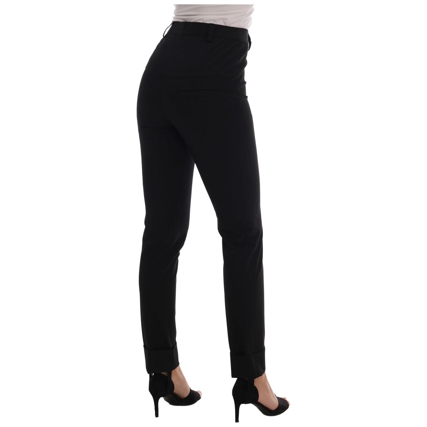 Sleek Black Stirrup Leggings