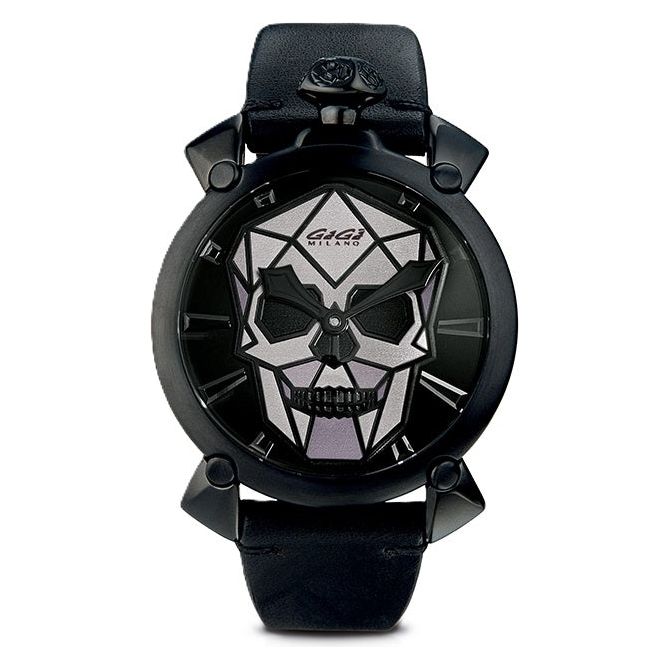 GAGA' MILANO Mod. BIONIC SKULL - Black-0