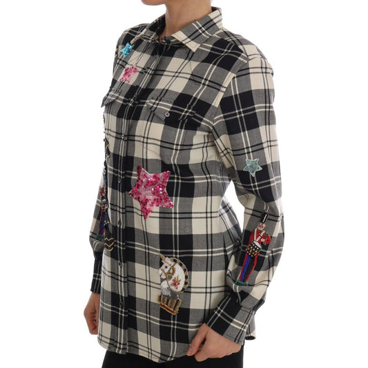 Dolce & GabbanaEnchanted Sequin Checkered Wool ShirtMcRichard Designer Brands£1159.00