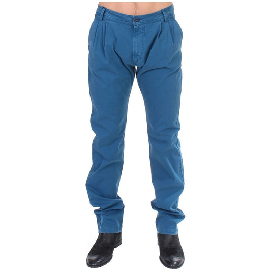 Elegant Straight Fit Cotton Chinos