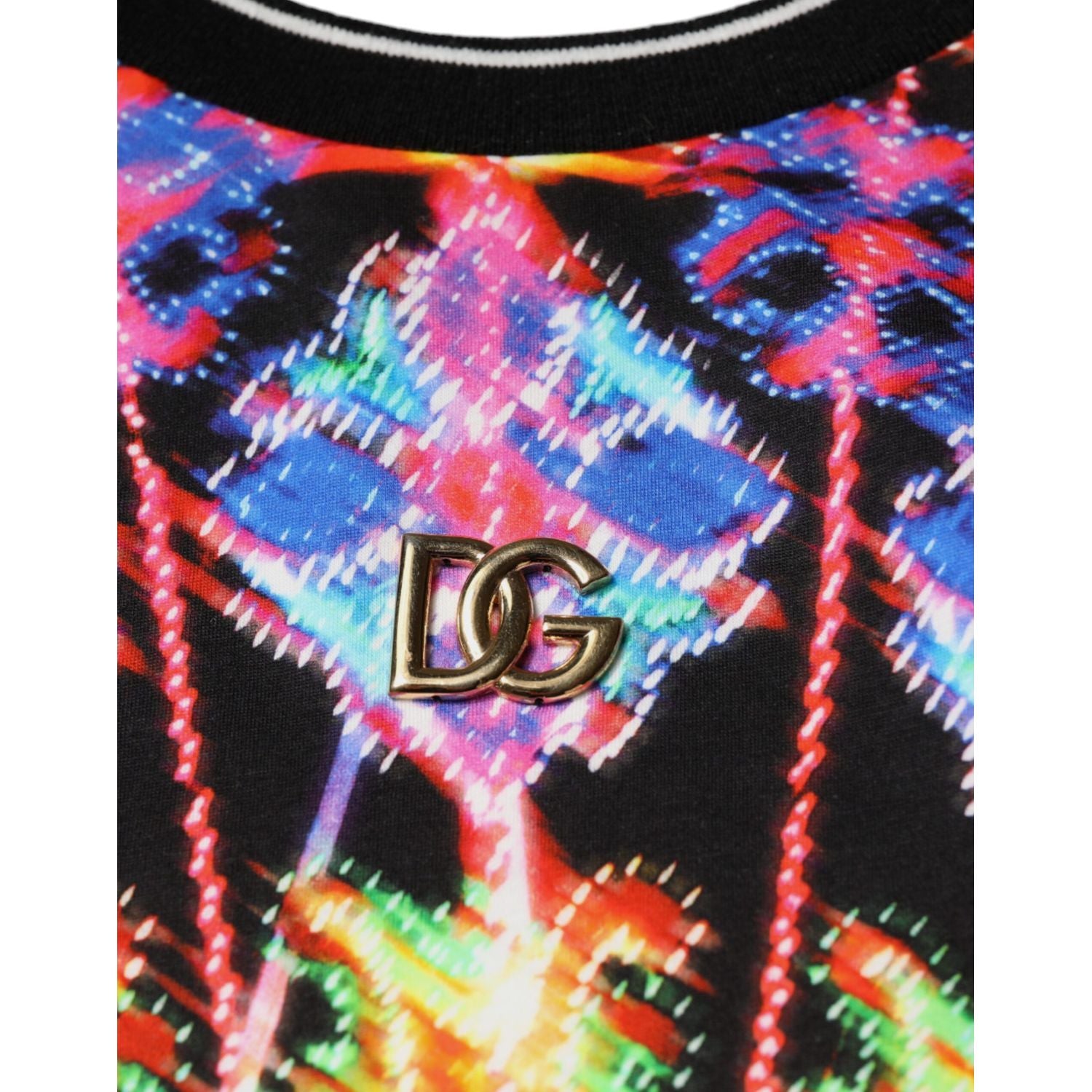 Dolce & Gabbana Multicolor Kaleidoscope Men Short Sleeves T-shirt