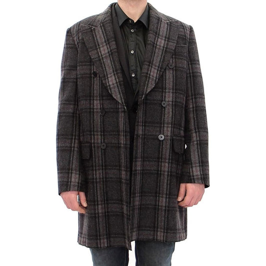 Dolce & GabbanaSicilia Checkered Wool Blend CoatMcRichard Designer Brands£1189.00