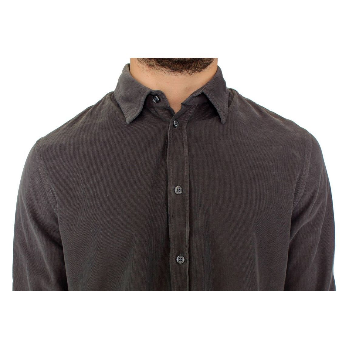 Chic Green Cotton Casual Men's Shirt