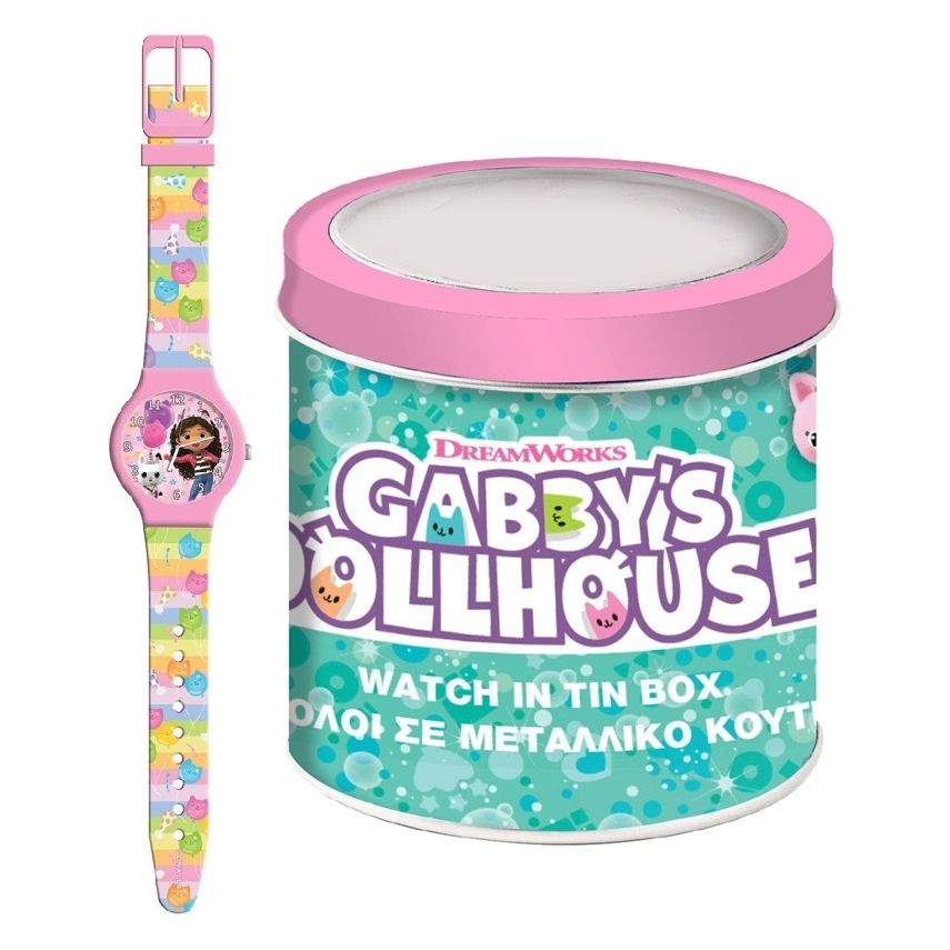 KID WATCH Mod. GABBY'S DOLLHOUSE - Tin Box
