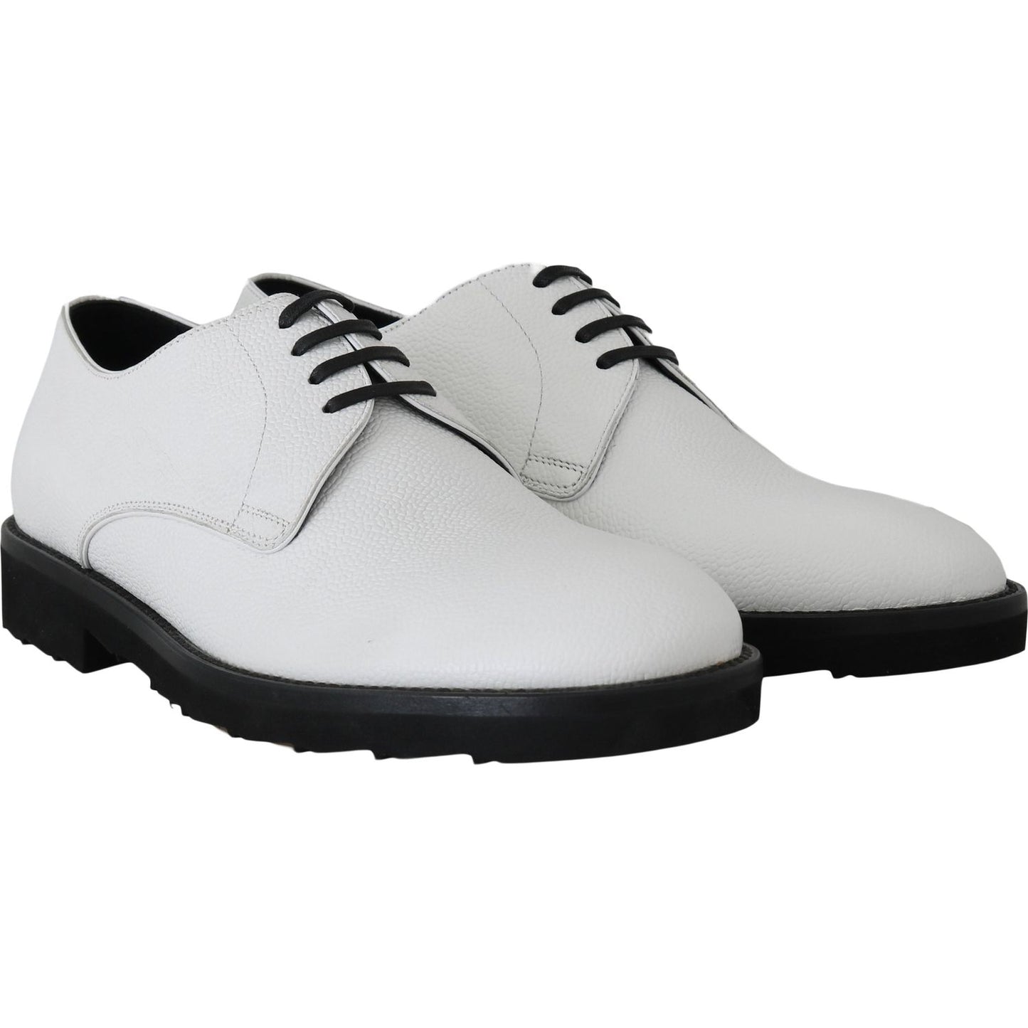 Elegant White Formal Leather Shoes