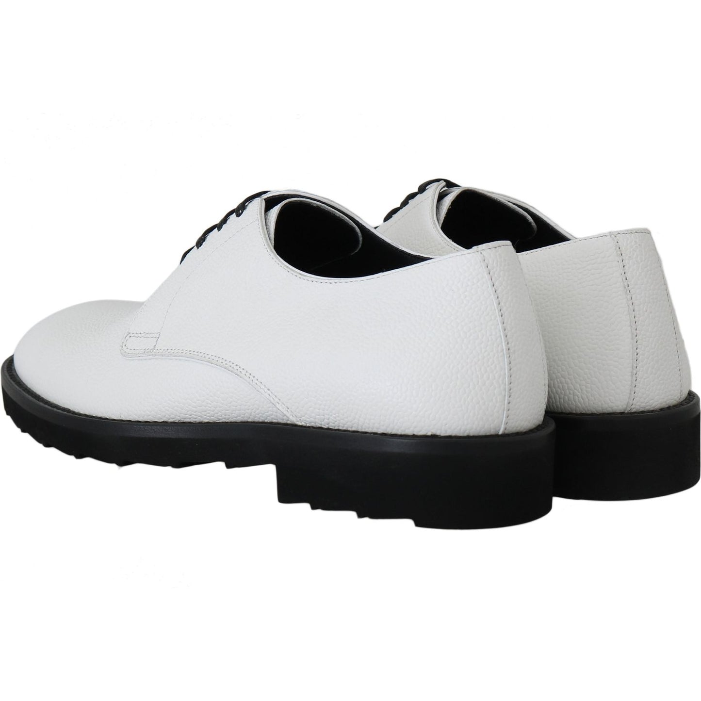 Elegant White Formal Leather Shoes