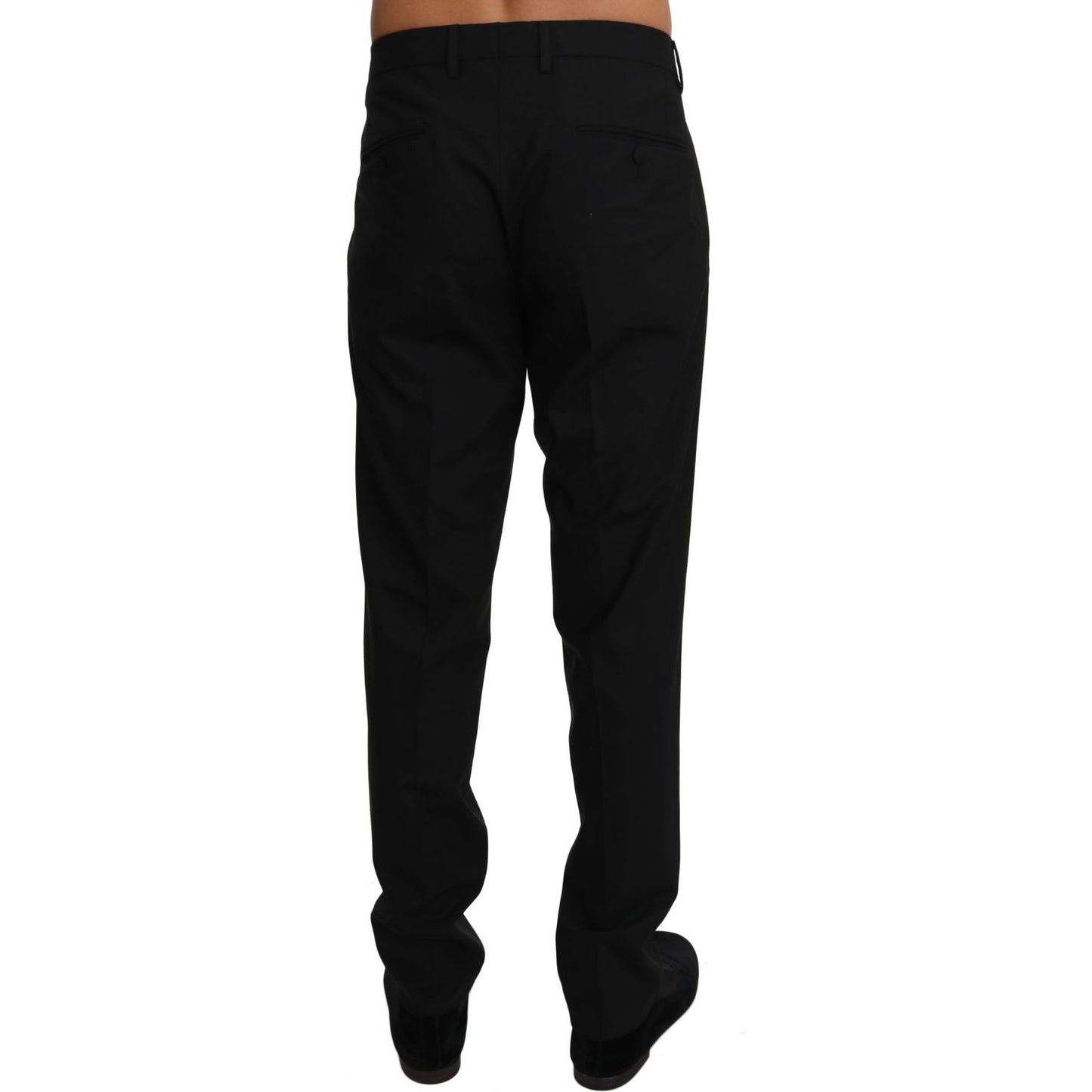 Elegant Formal Wool Blend Trousers