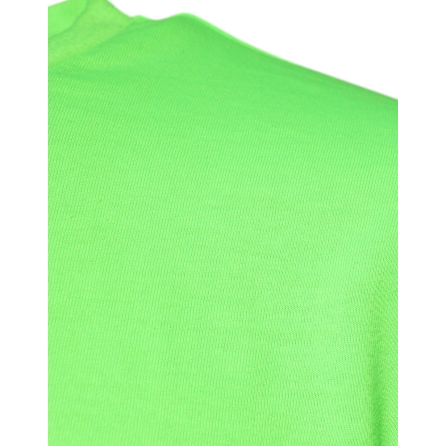 Dolce & Gabbana Green Logo Polyester Crew Neck T-shirt Dolce & Gabbana