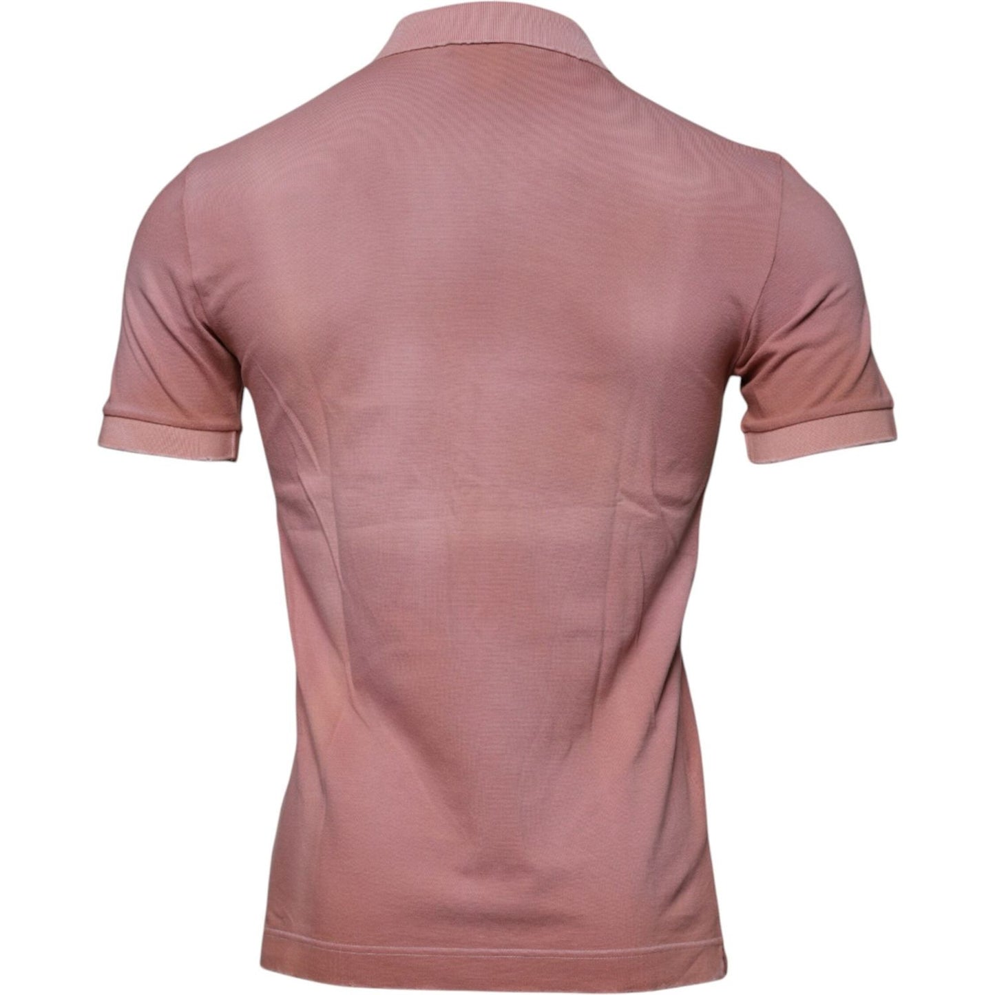 Dolce & Gabbana Pink Crown Collared Short Sleeve Polo T-shirt Dolce & Gabbana