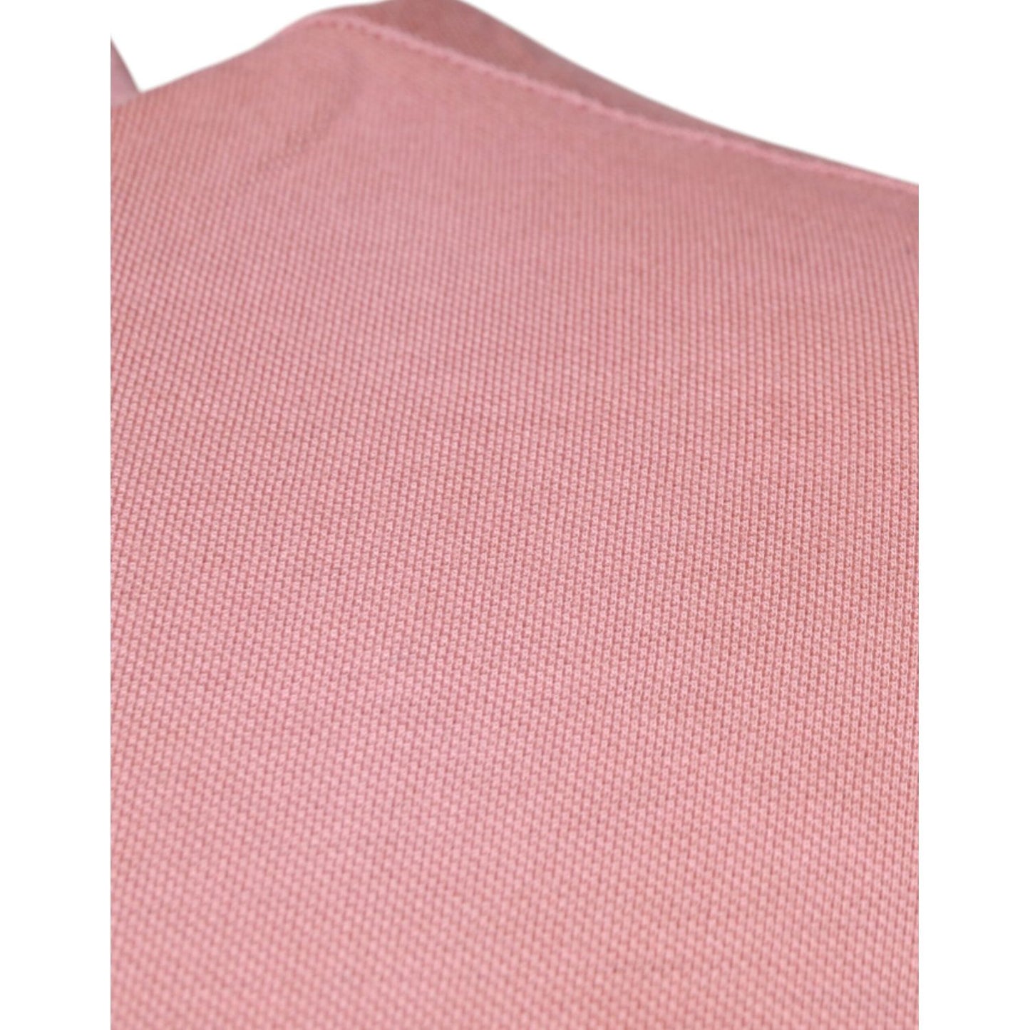 Dolce & Gabbana Pink Crown Collared Short Sleeve Polo T-shirt Dolce & Gabbana