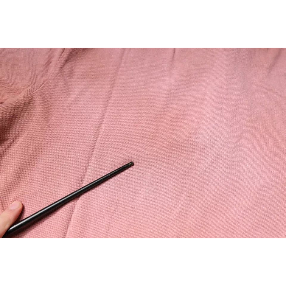 Dolce & Gabbana Pink Crown Collared Short Sleeve Polo T-shirt Dolce & Gabbana