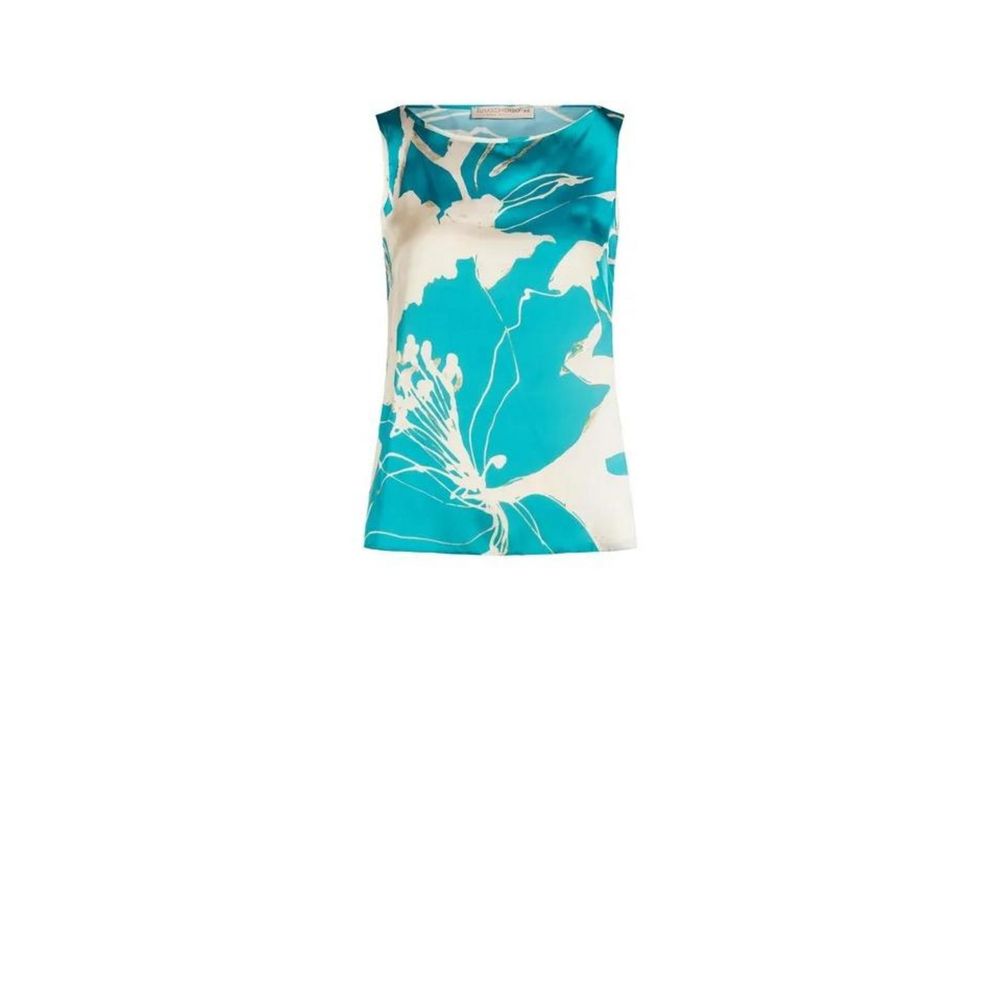 Rinascimento Turquoise Polyester Blouse 1728,71956299936,Blouses - Shirts - Clothing,Clothing,IT38|XS,New with tags,Rinascimento,Shirts - Clothing,Turquoise,Women