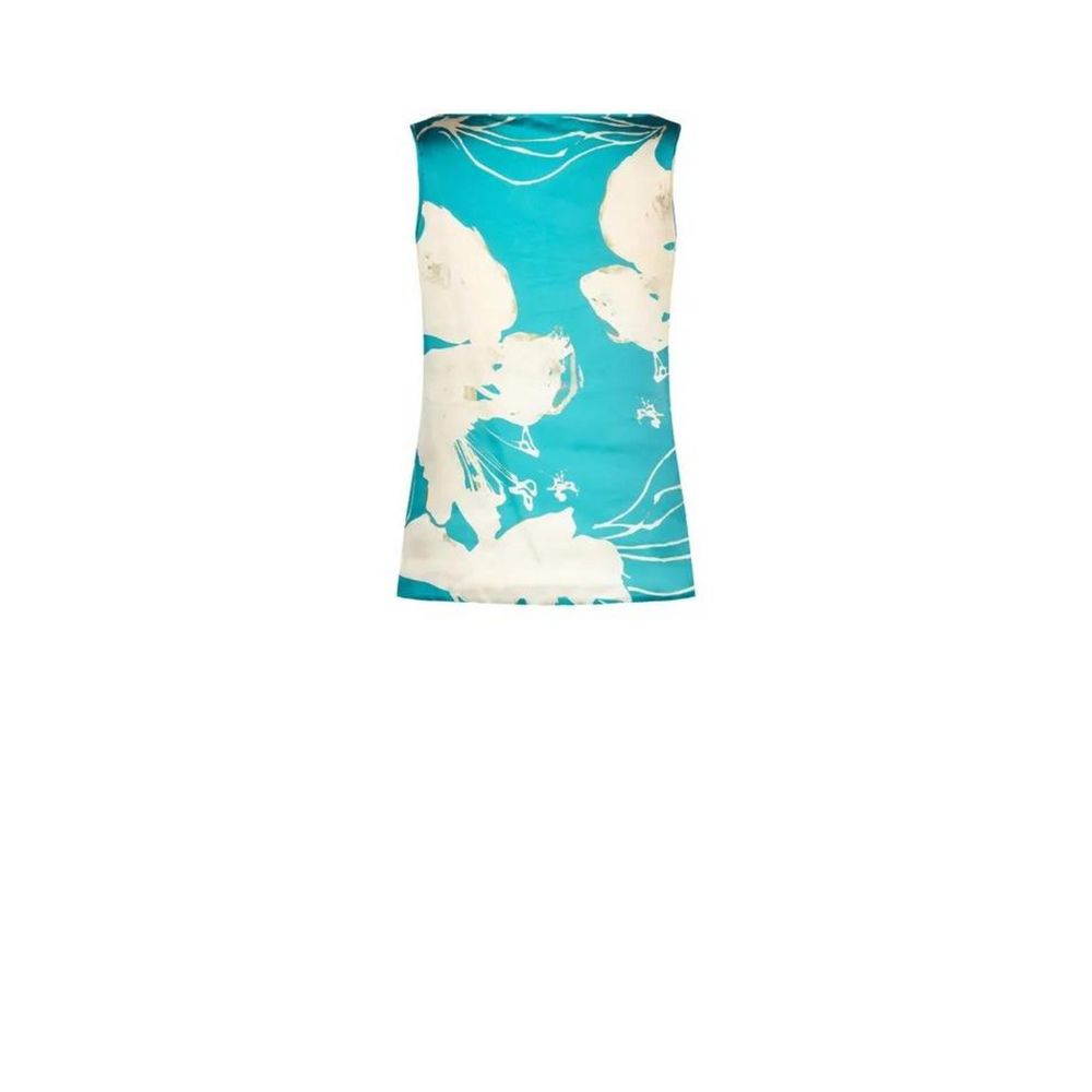 Rinascimento Turquoise Polyester Blouse 1728,71956299936,Blouses - Shirts - Clothing,Clothing,IT38|XS,New with tags,Rinascimento,Shirts - Clothing,Turquoise,Women