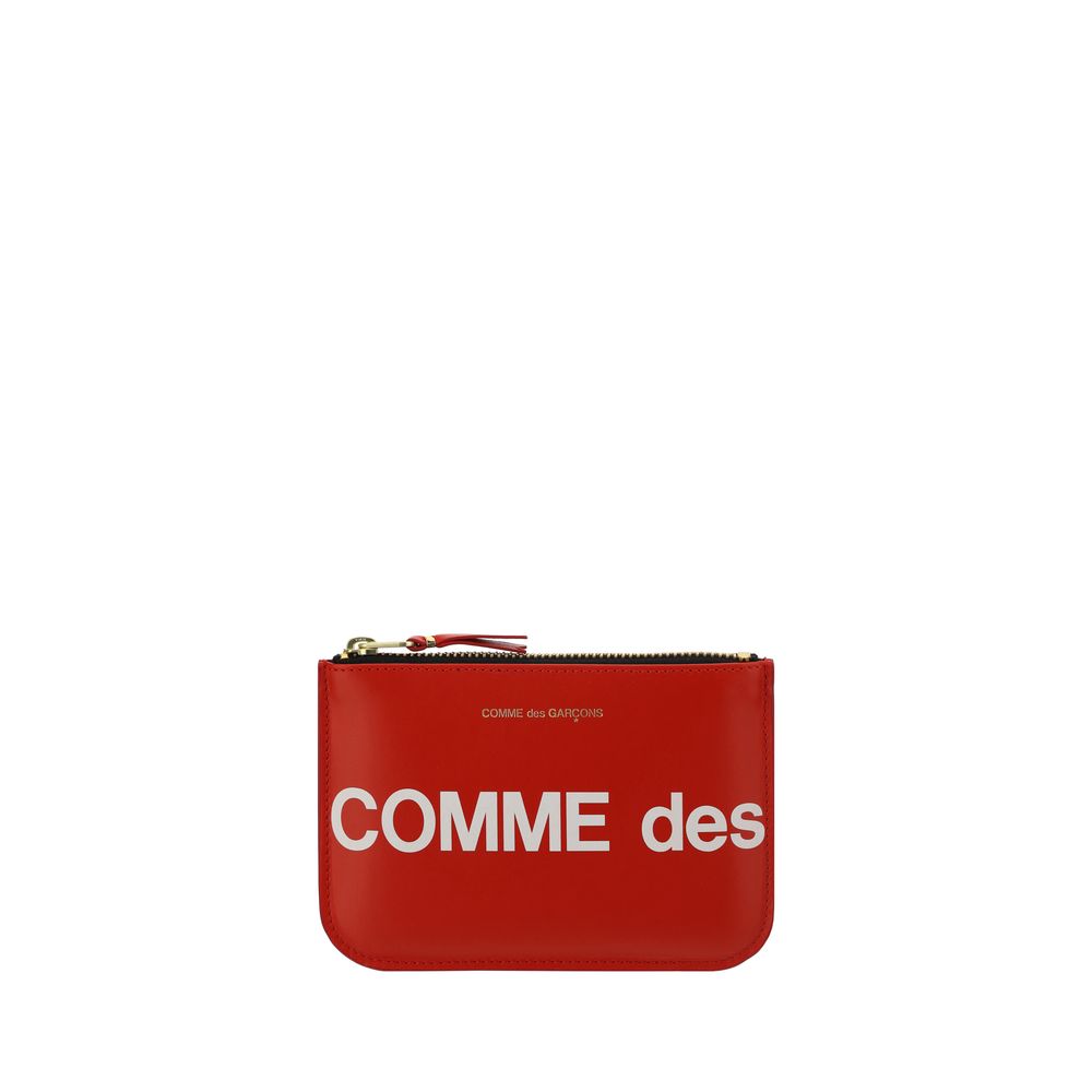Comme Des Garçons Red Calf Leather Bos Taurus Wallet