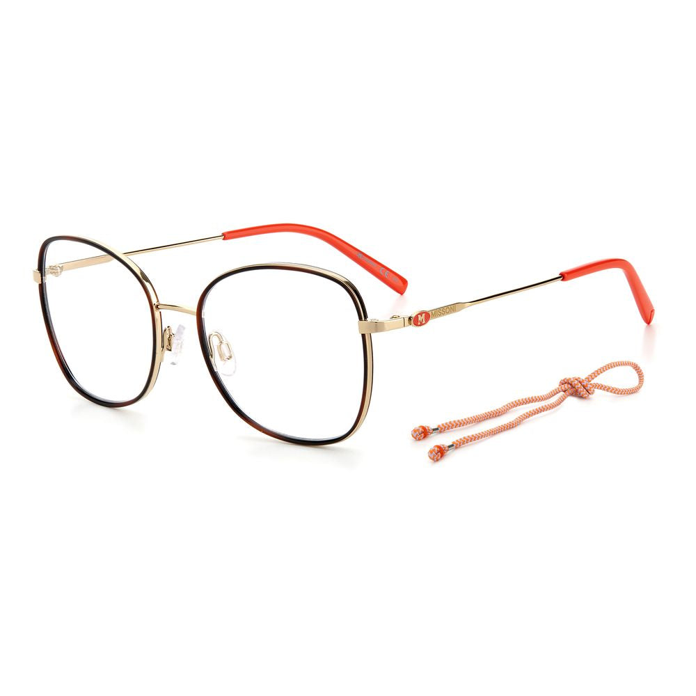 M Missoni Gold Metal Glasses (Frames) 1728,67434610848,Accessories,Glasses (Frames) - Glasses and Sunglasses - Accessories,Glasses and Sunglasses - Accessories,Gold,M Missoni,New with tags,Women