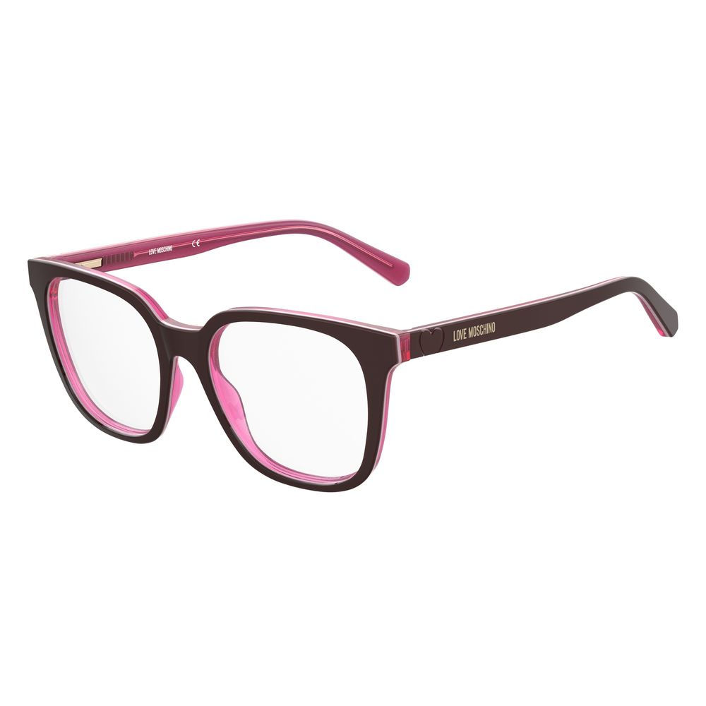 Love Moschino Burgundy Acetate Glasses (Frames)
