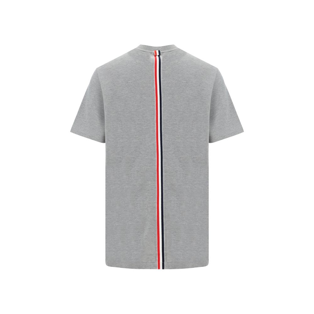Thom Browne Gray Cotton T-Shirt