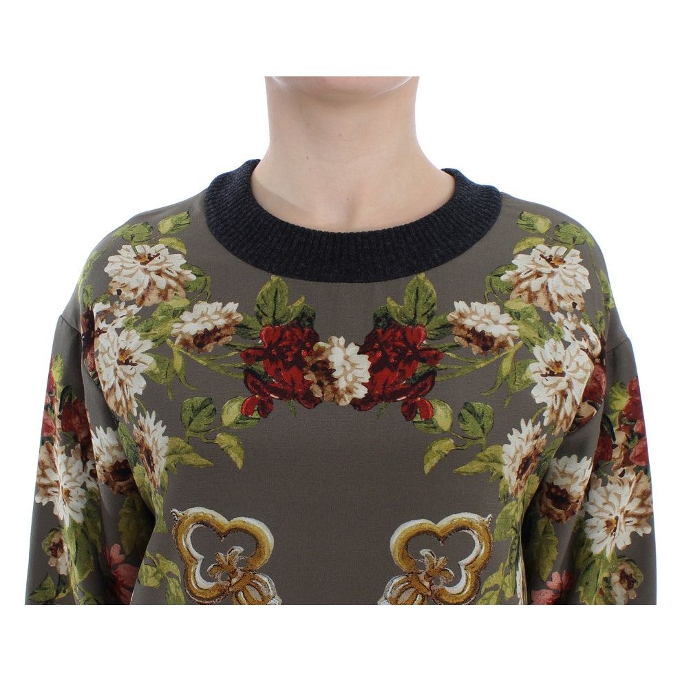 Enchanted Sicily Silk Crewneck Blouse