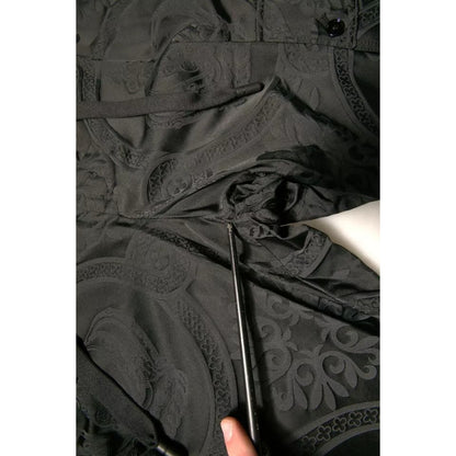 Dolce & Gabbana Black Crown Nylon Jogger Sweatpants Pants Dolce & Gabbana