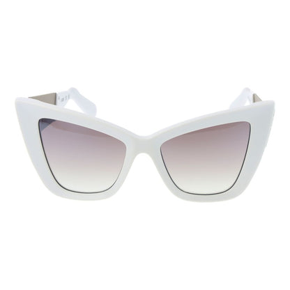 GCDS White Acetate Sunglasses