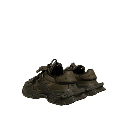 Dolce & Gabbana Military Green Space Low Top Sneakers Shoes