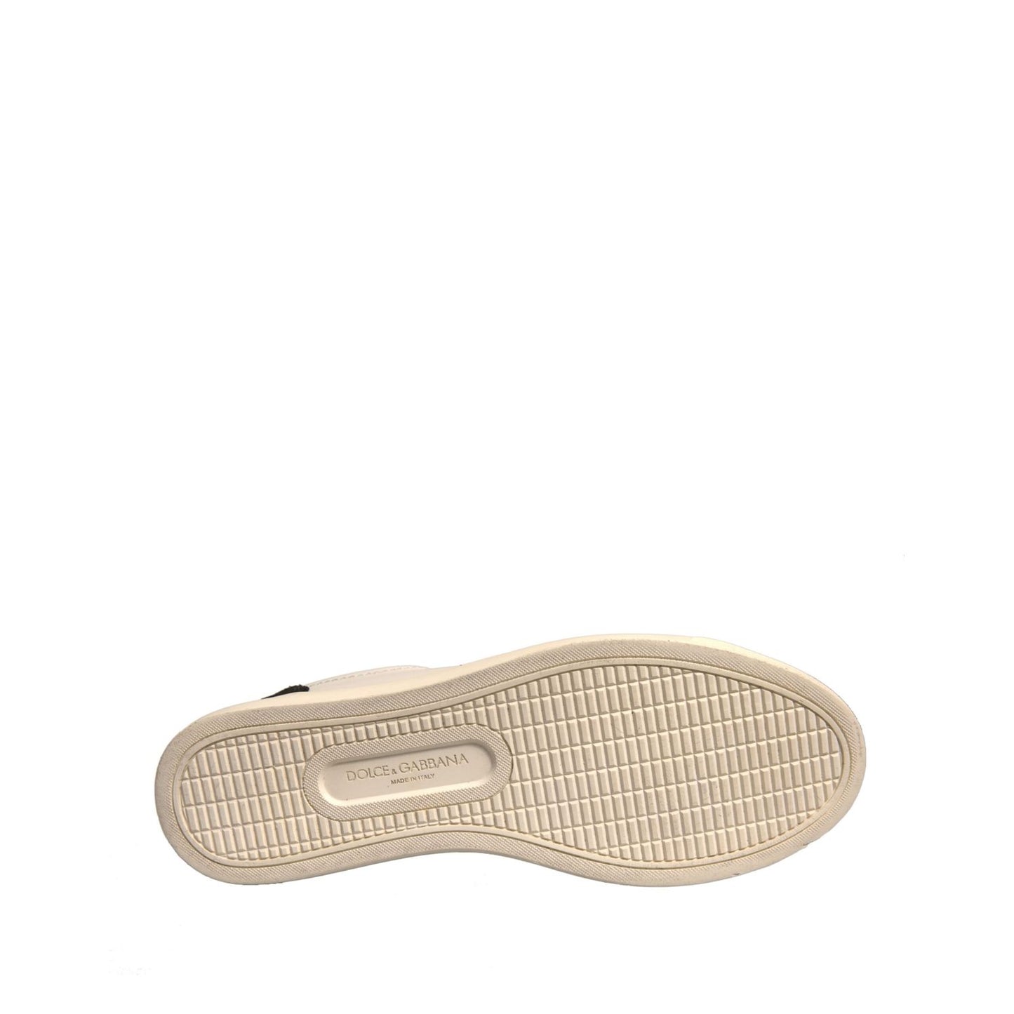 Dolce & Gabbana White Suede Leather Low Top Sneakers Shoes Dolce & Gabbana