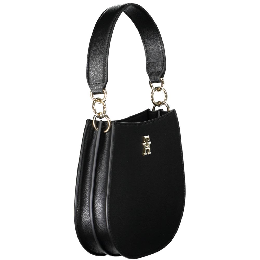 Tommy Hilfiger Black Polyester Handbag