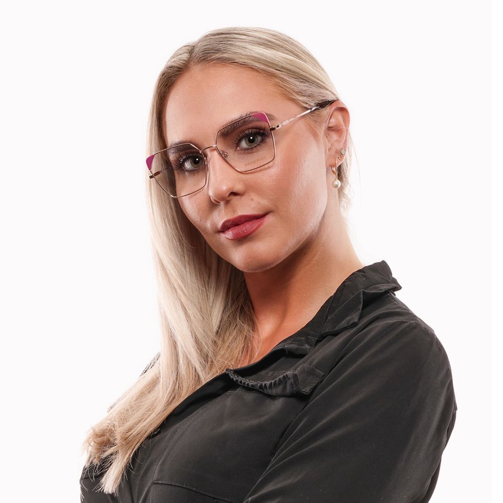 Emilio Pucci Rose Gold Metal & Plastic Glasses (Frames)