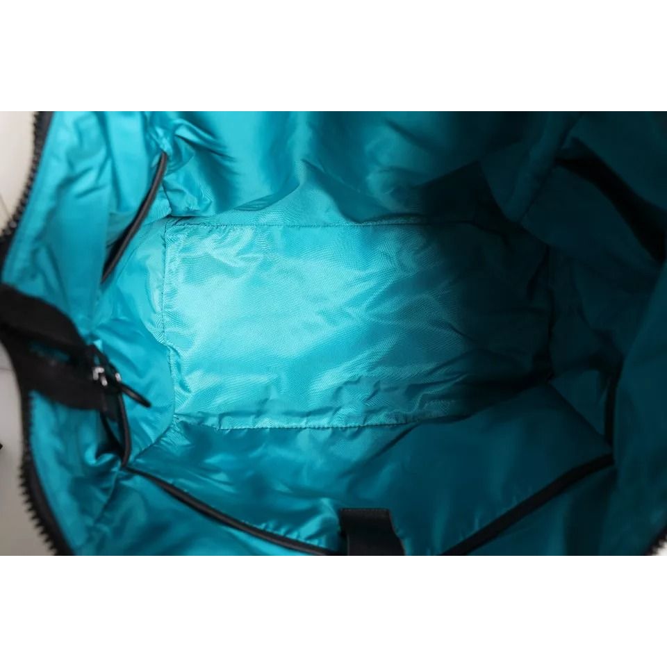 Dolce & Gabbana Black Canvas DG Logo Print Shopping Hand Tote Bag