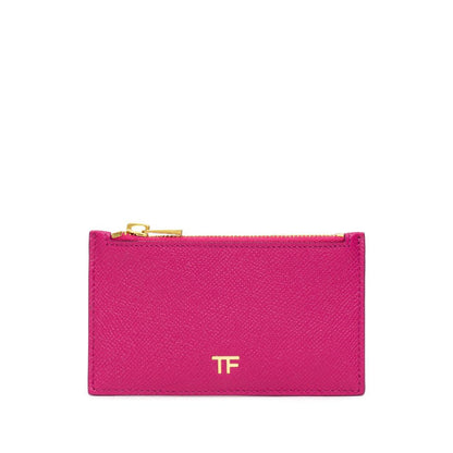 Tom Ford Fuchsia Leather Cardholder