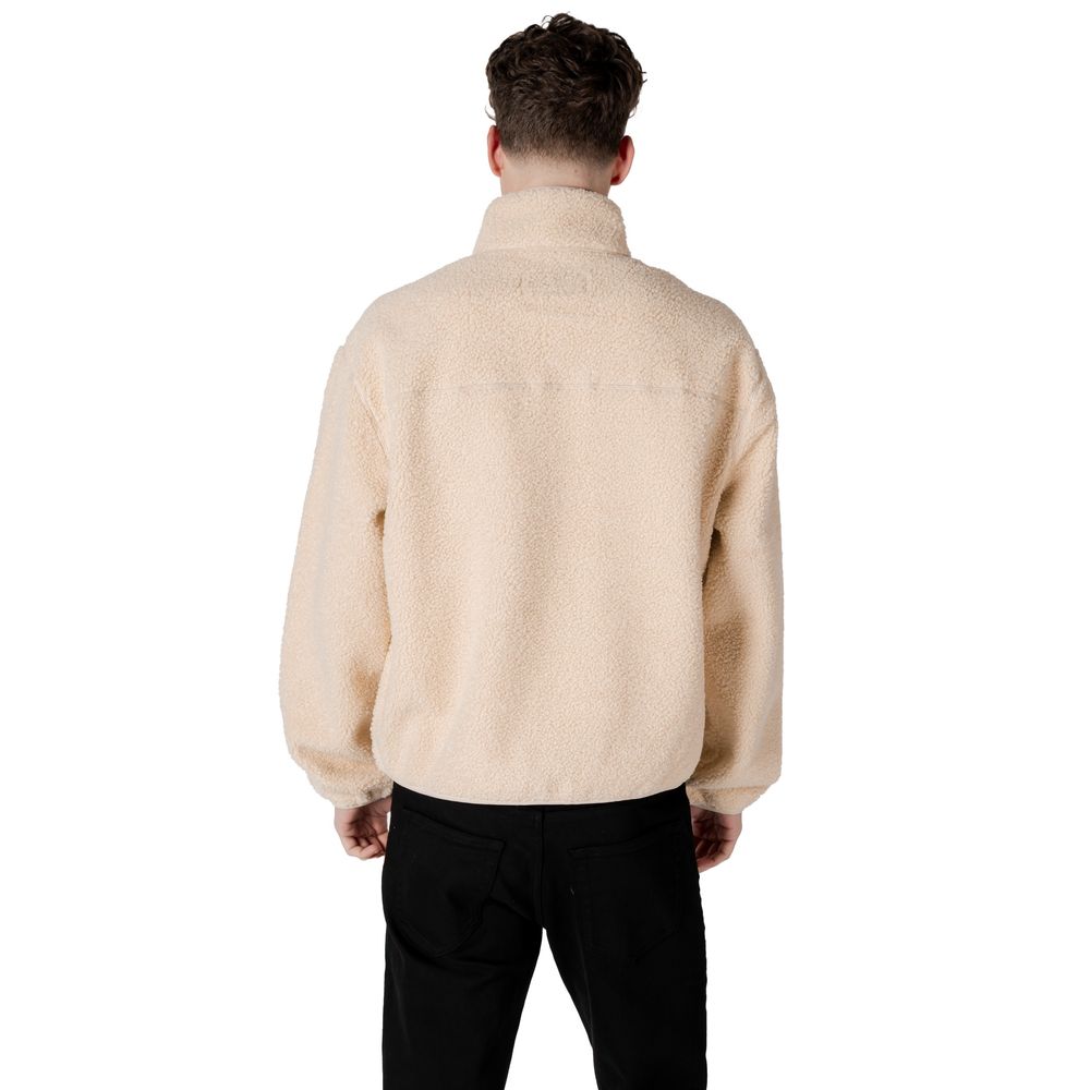 Calvin Klein Jeans Cream Recycled Polyester Shell Jacket 1728,71956299936,Calvin Klein Jeans,Clothing,Cream,IT52 | XL,Jackets & Coats - Clothing,Men,New with tags,Shell Jackets - Jackets & Coats - Clothing