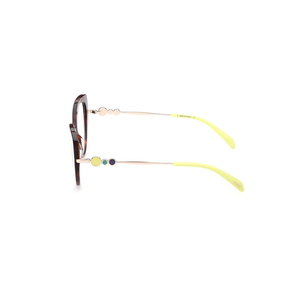 Emilio Pucci Brown Acetate Glasses (Frames) 1728,67434610848,Accessories,Brown,Emilio Pucci,Glasses (Frames) - Glasses and Sunglasses - Accessories,Glasses and Sunglasses - Accessories,New with tags,Women