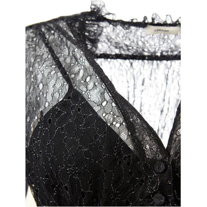 Lardini Black Nylon Casual Dress