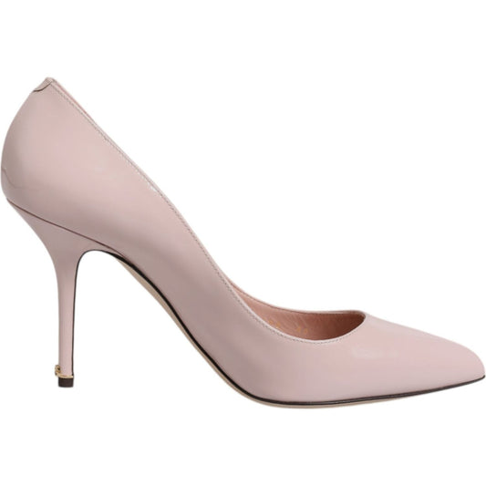 Dolce & Gabbana Pink Patent Leather Stiletto Heel Pumps Shoes Dolce & Gabbana