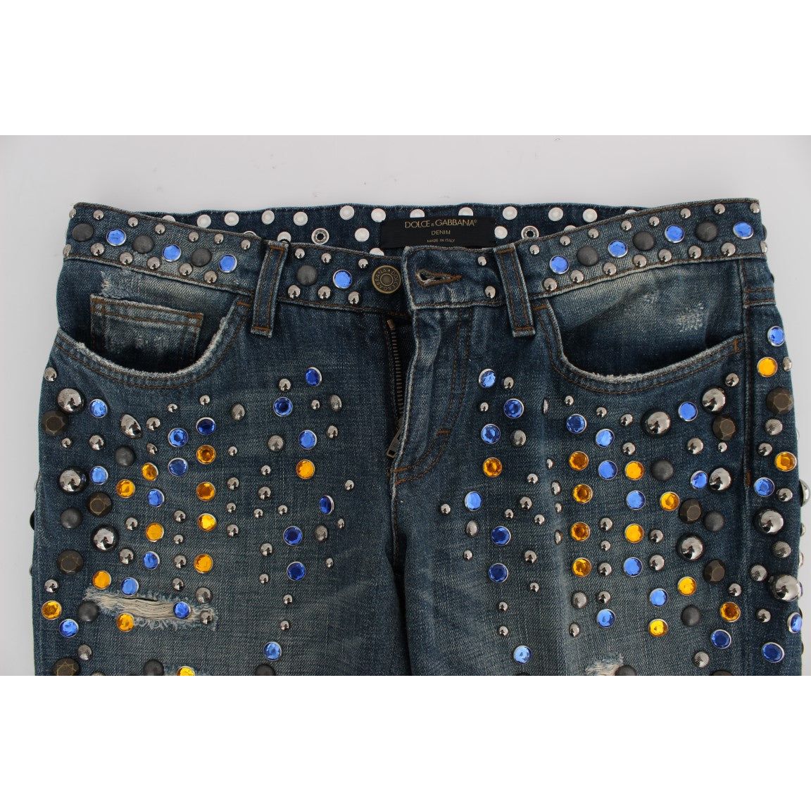 Enchanted Sicily Crystal Embellished Jeans