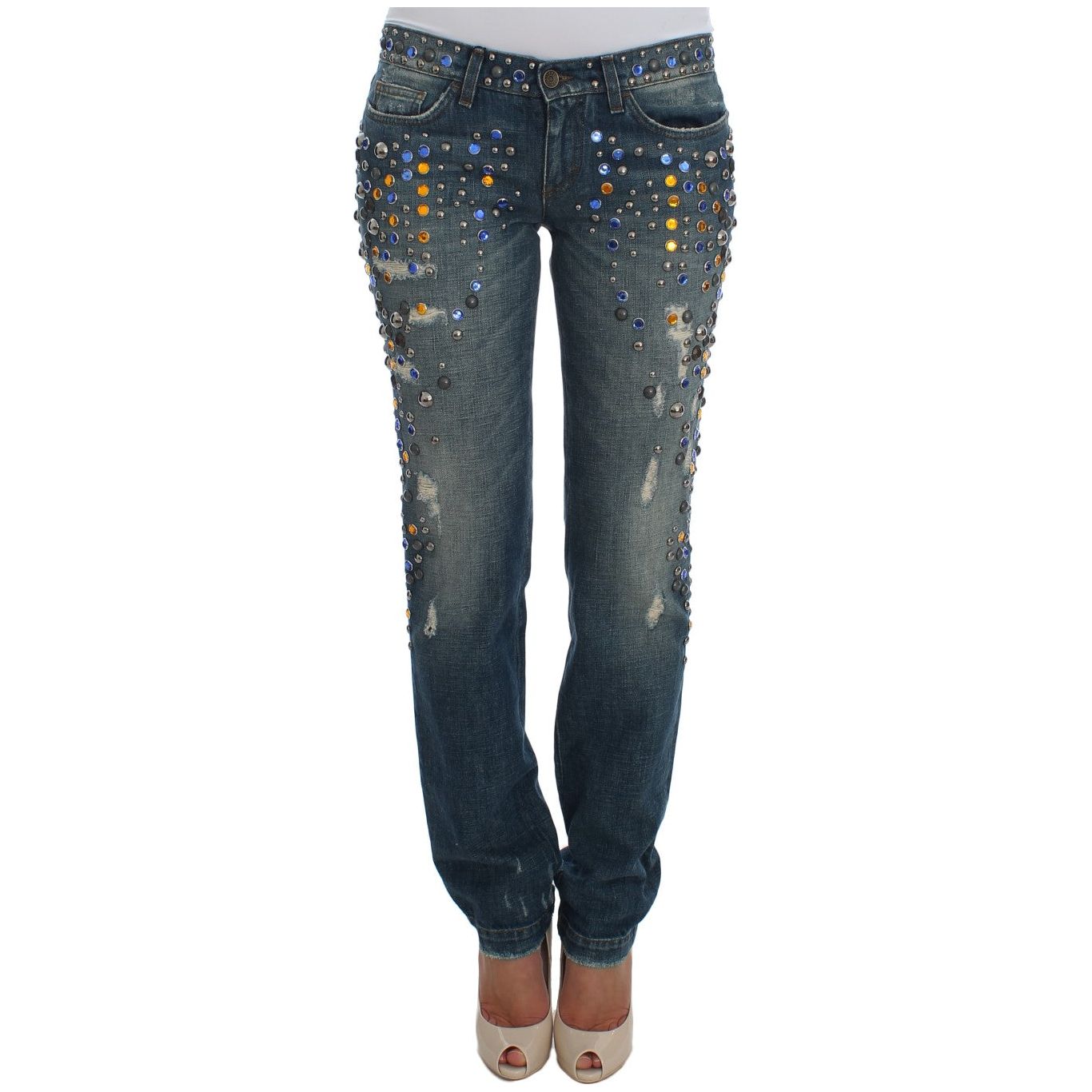 Enchanted Sicily Crystal Embellished Jeans