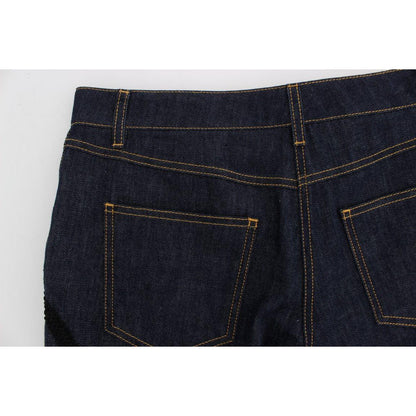Dolce & Gabbana Blue Denim Cotton CAPRI Torero Jeans