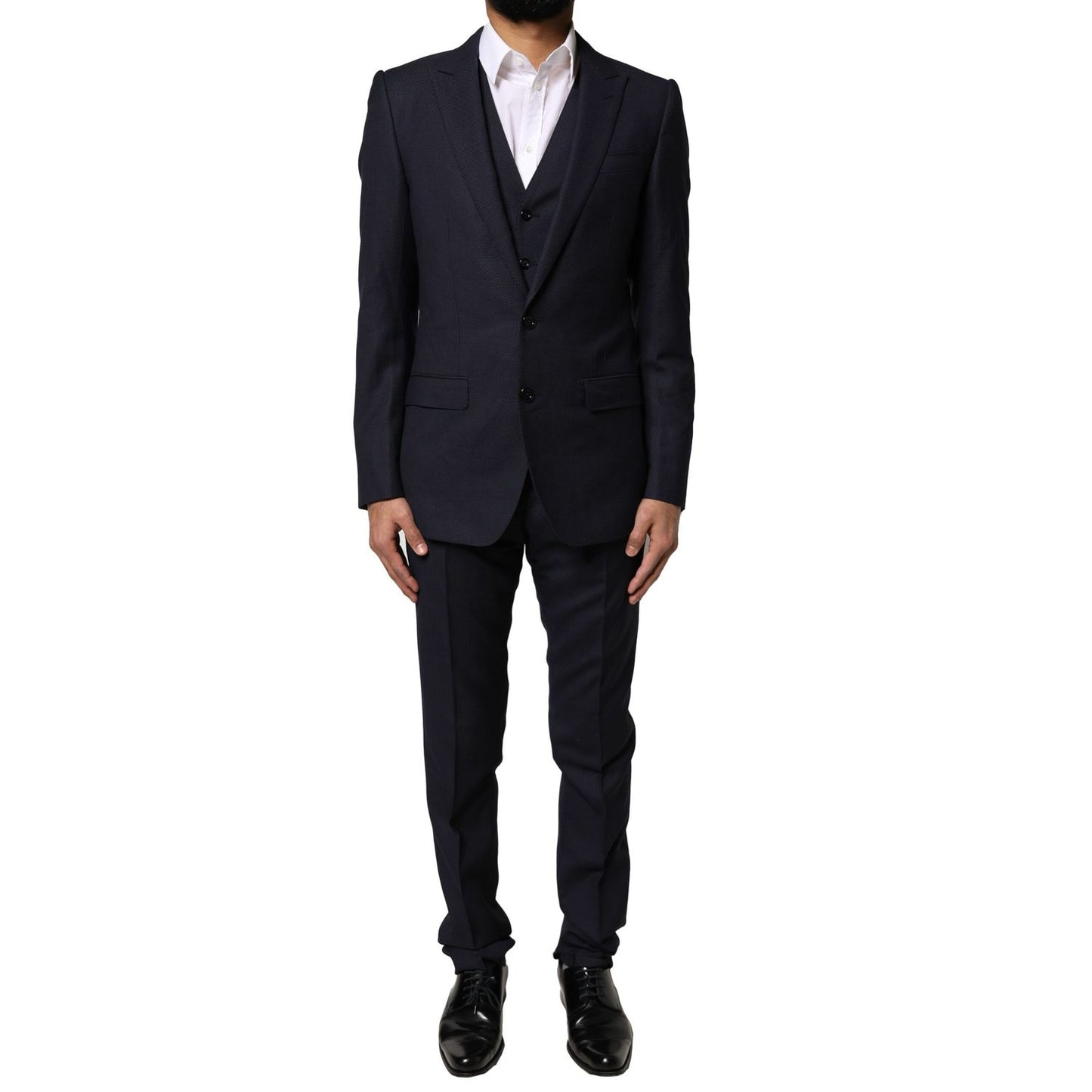 Dolce & Gabbana Black Fantasy MARTINI 3 Piece Formal Suit