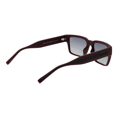 Timberland Burgundy Plastic Sunglasses