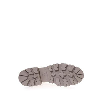 Alexander McQueen Beige Leather Chelsea Boots