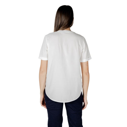 Street One White Viscose Blouse 1728,71956299936,Blouses - Shirts - Clothing,Clothing,IT36|XXS,New with tags,Shirts - Clothing,Street One,White,Women