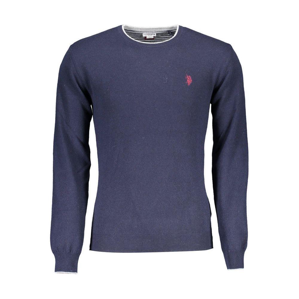 U.S. POLO ASSN. Blue Wool Men Sweater