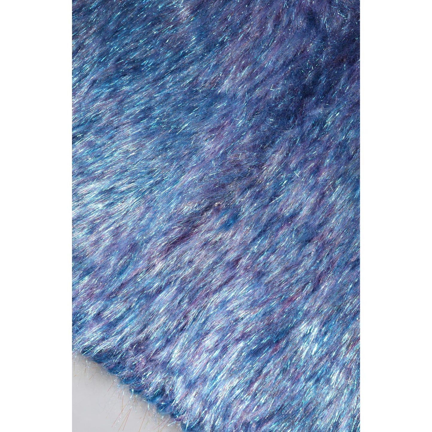 Dolce & Gabbana Multicolor Plush High Waist Mini Skirt