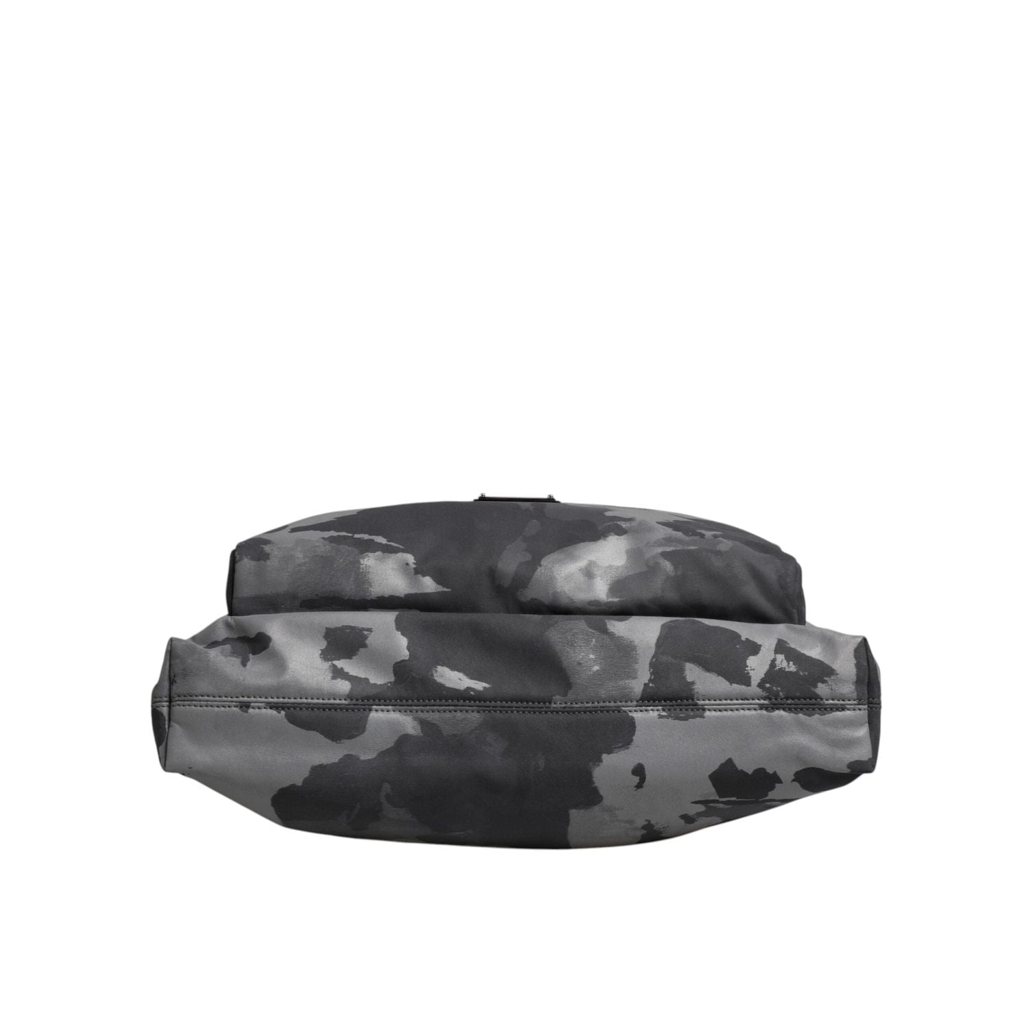 Dolce & Gabbana Gray Camo Cotton Multiple Compartments Tote Bag