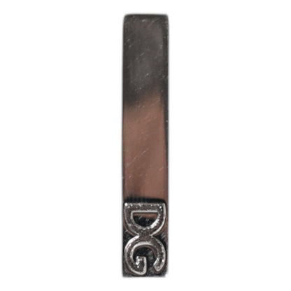 Dolce & Gabbana Silver Tone Brass Logo Branded Tie Clip Bar
