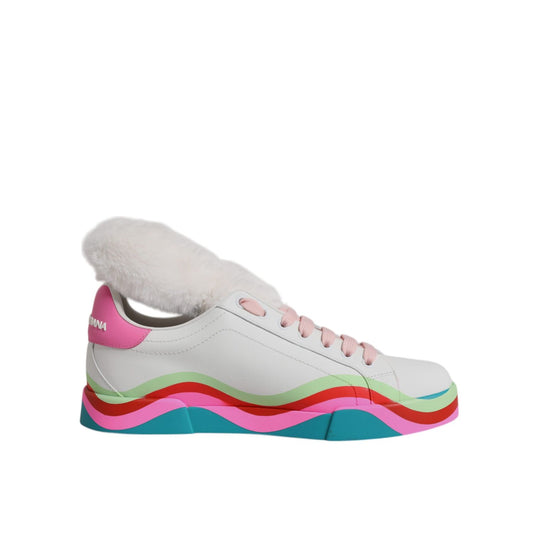 Dolce & Gabbana Multicolor Low Top Trainers Sneakers Shoes Dolce & Gabbana