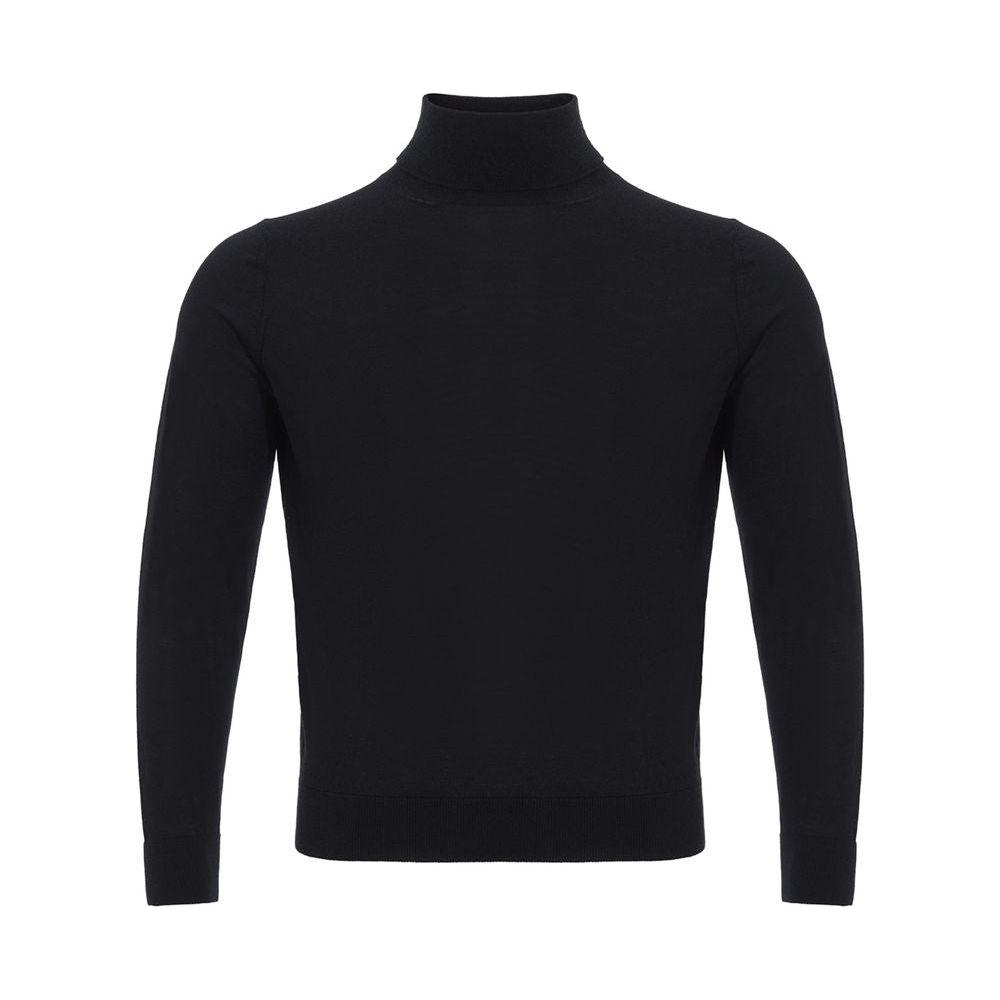 Colombo Black Cashmere Turtleneck