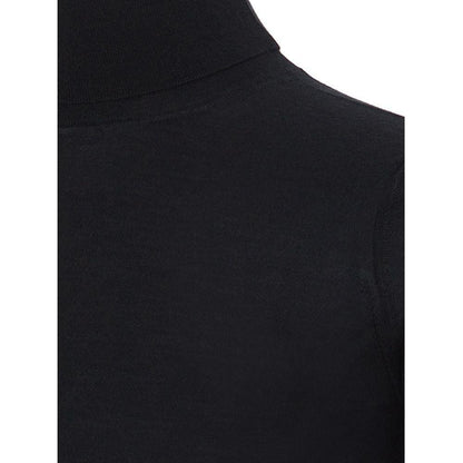 Colombo Black Cashmere Turtleneck